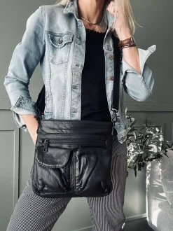 VIAMAJA Cross Body|Læder Tasker<Crossbody Black – Ultra blød