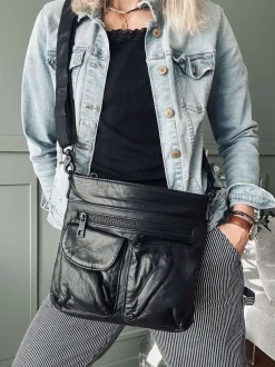 VIAMAJA Cross Body|Læder Tasker<Crossbody Black – Ultra blød