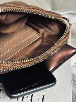 VIAMAJA Clutch|Cross Body<Crossbody clutch ALICE - Ruskind caramel