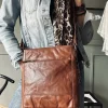 VIAMAJA Cross Body|Læder Tasker<Crossbody Dina dark cognac