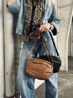 VIAMAJA Cross Body|Læder Tasker<Crossbody Hanna Black