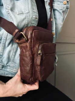 VIAMAJA Cross Body|Læder Tasker<Crossbody Raw Boheme – Vintage brown