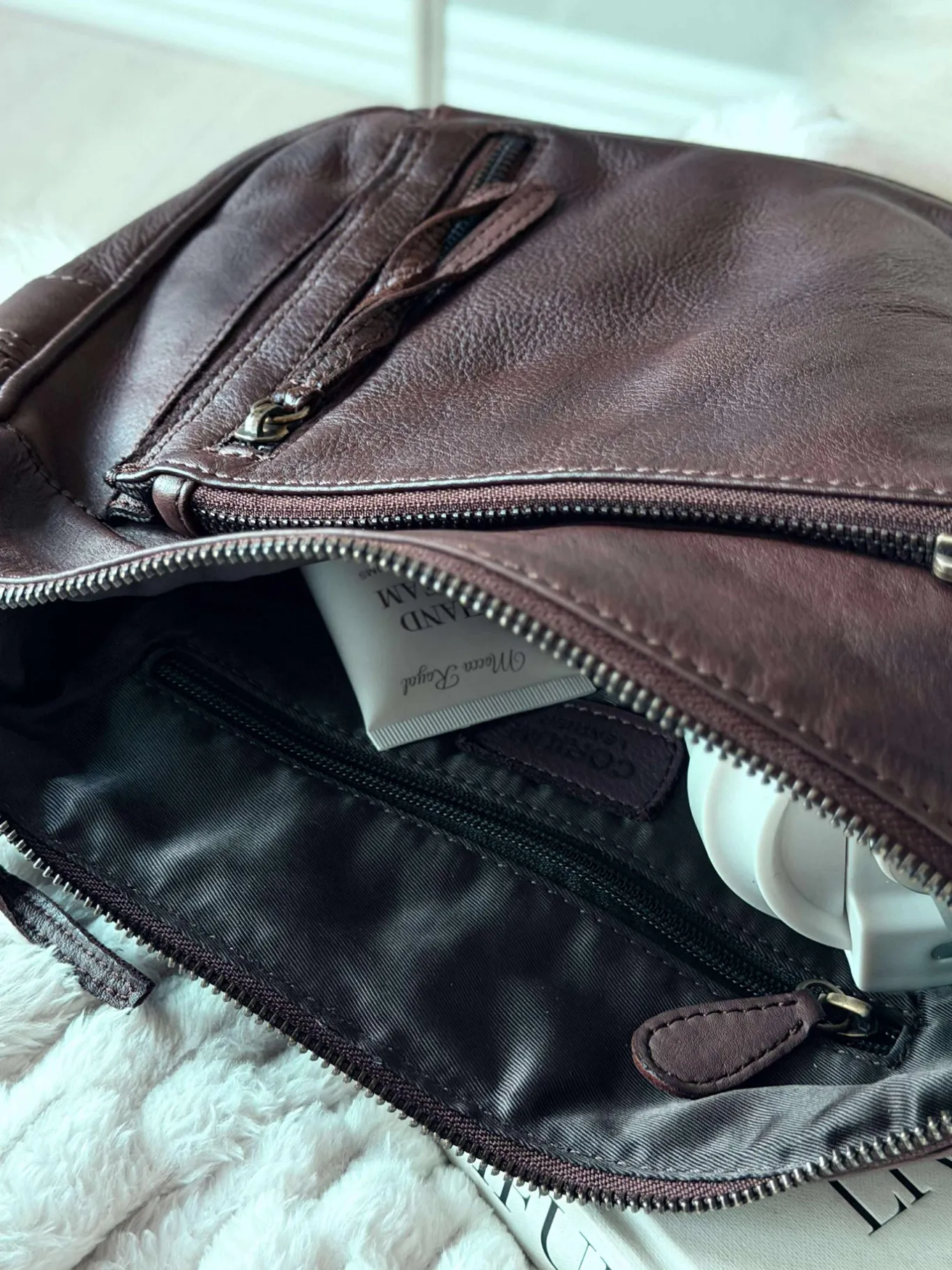 VIAMAJA Cross Body|Læder Tasker<Crossbody Raw Boheme Big – Brown