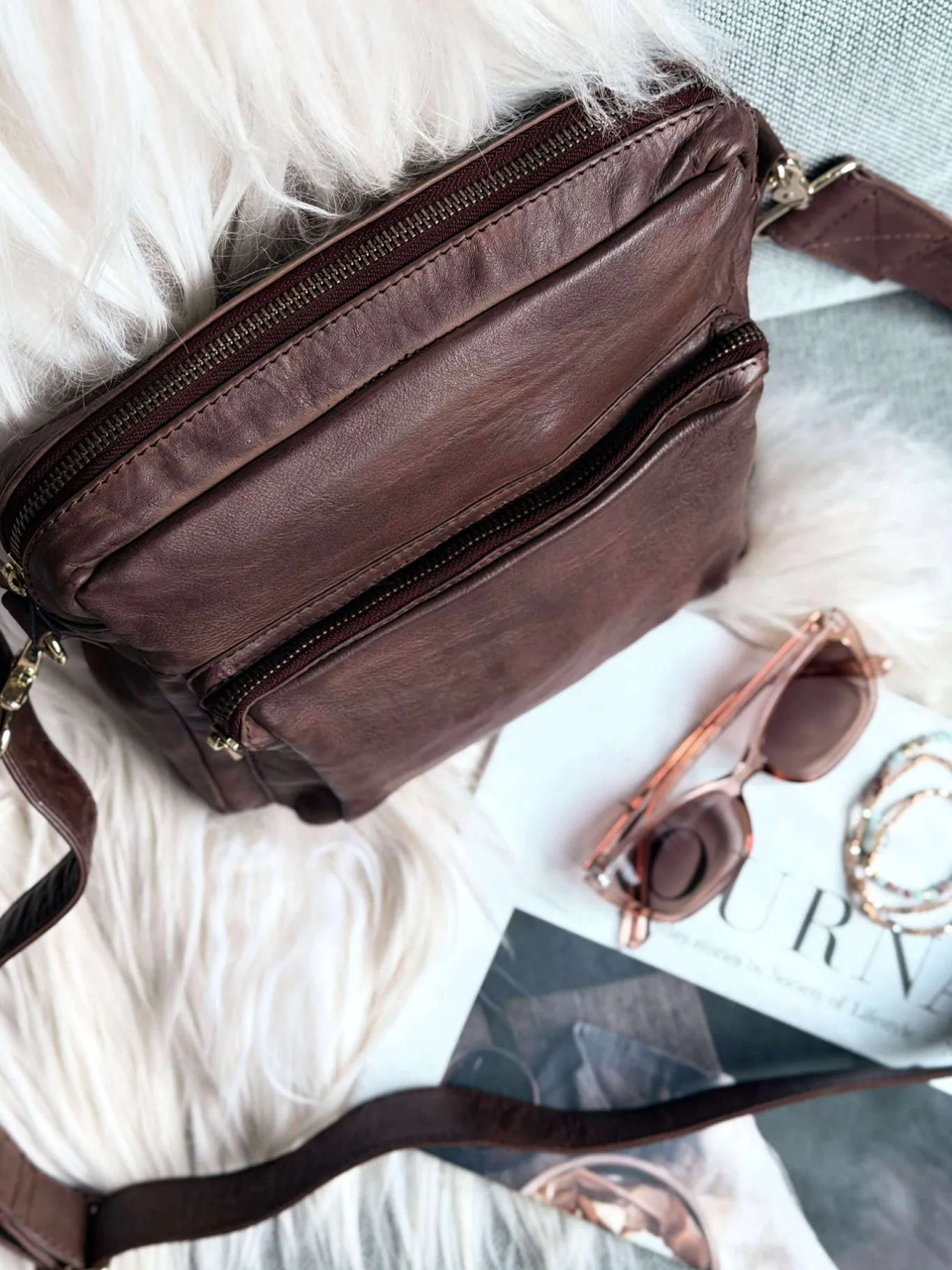 VIAMAJA Cross Body<Crossover - Brandy