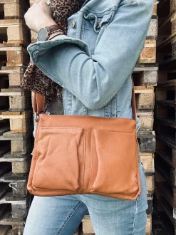 VIAMAJA Cross Body|Skuldertasker<Crossover Aura Cognac