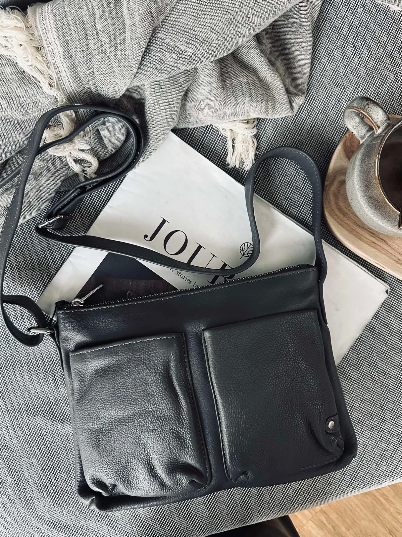 VIAMAJA Cross Body|Skuldertasker<Crossover Aura Grey