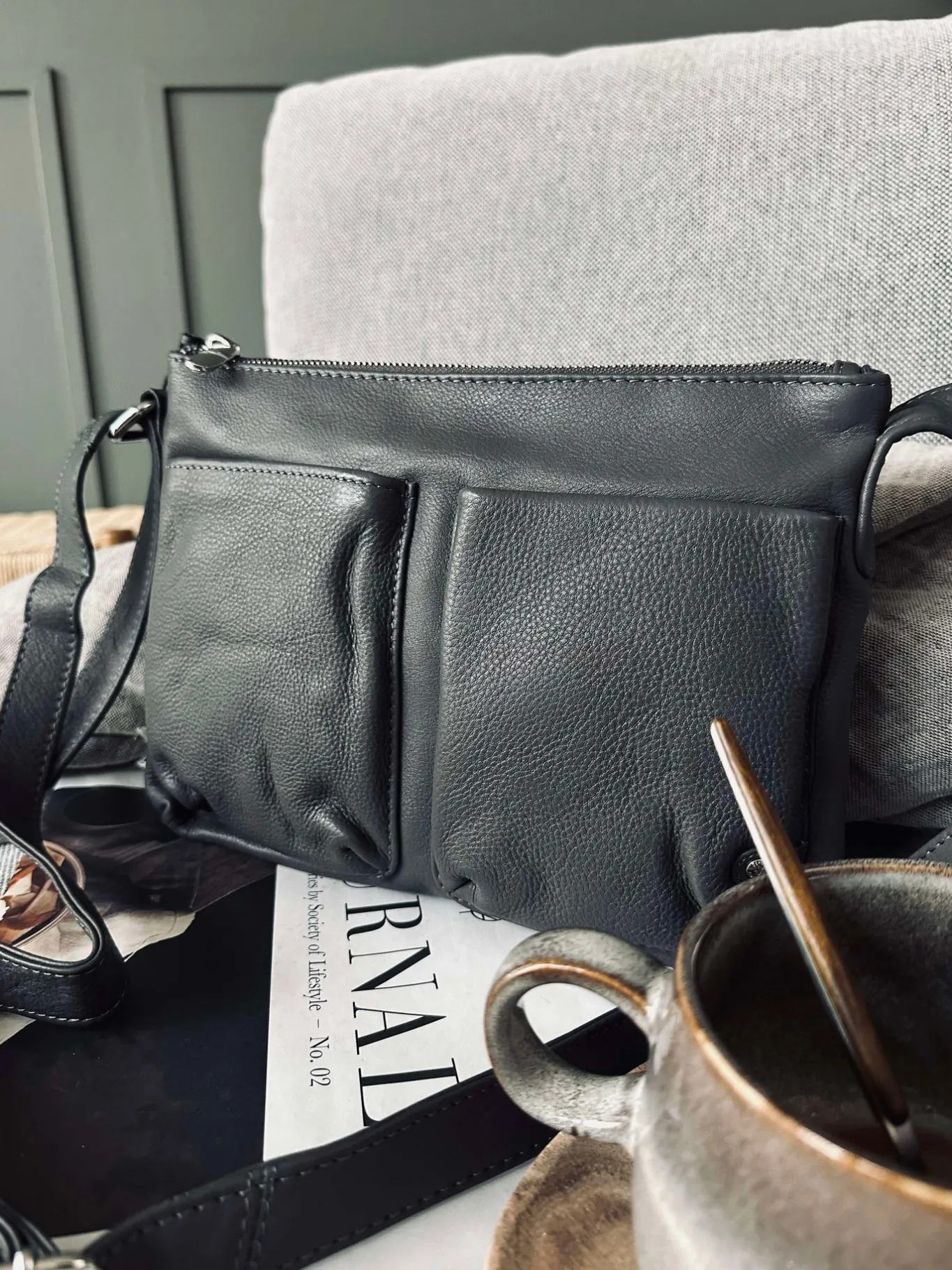 VIAMAJA Cross Body|Skuldertasker<Crossover Aura Grey