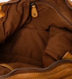 VIAMAJA Cross Body|Skuldertasker<Crossover JOMA flet og nitter - Cognac