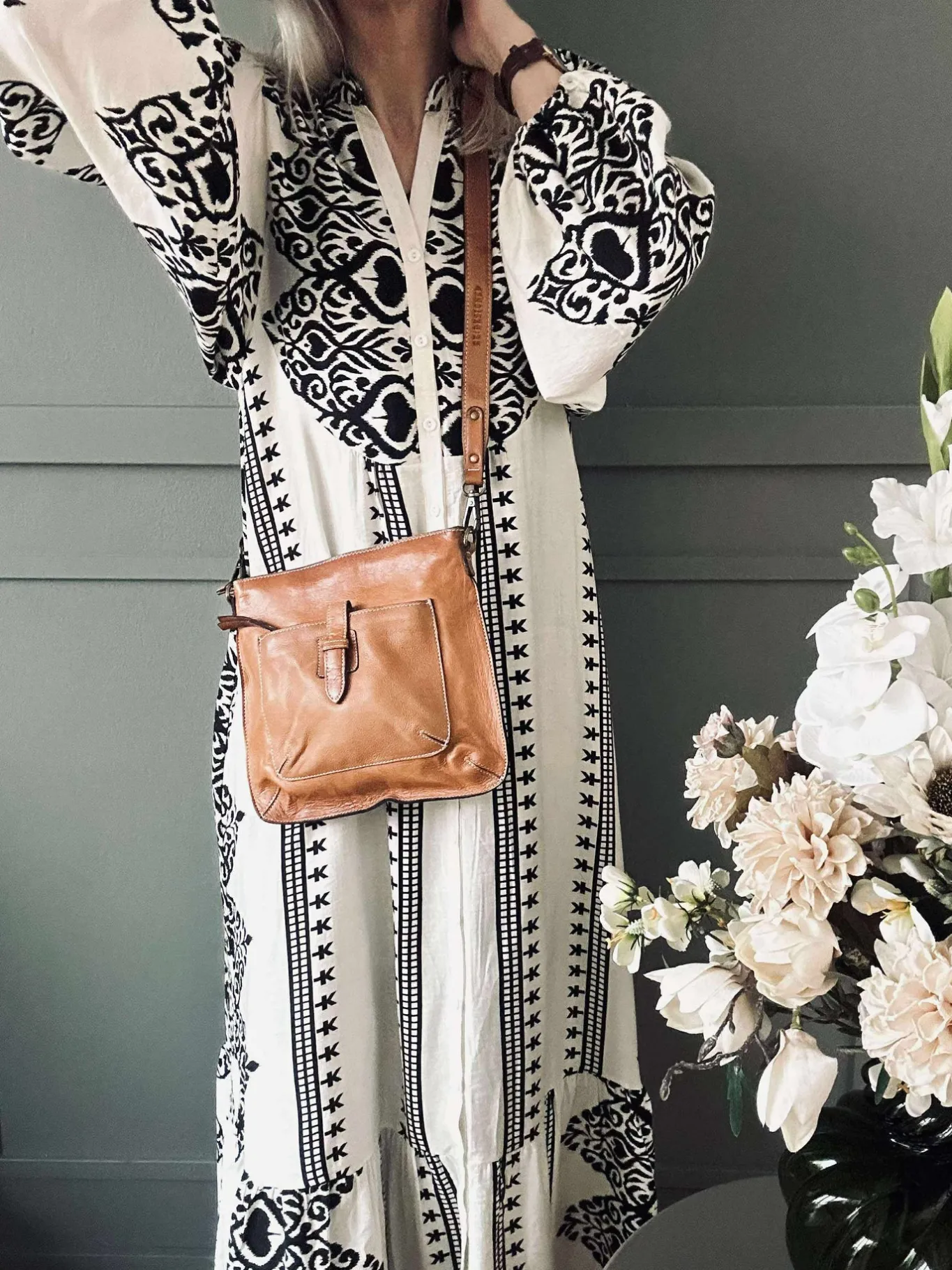 VIAMAJA Cross Body|Skuldertasker<Crossover Lilia - Small cognac