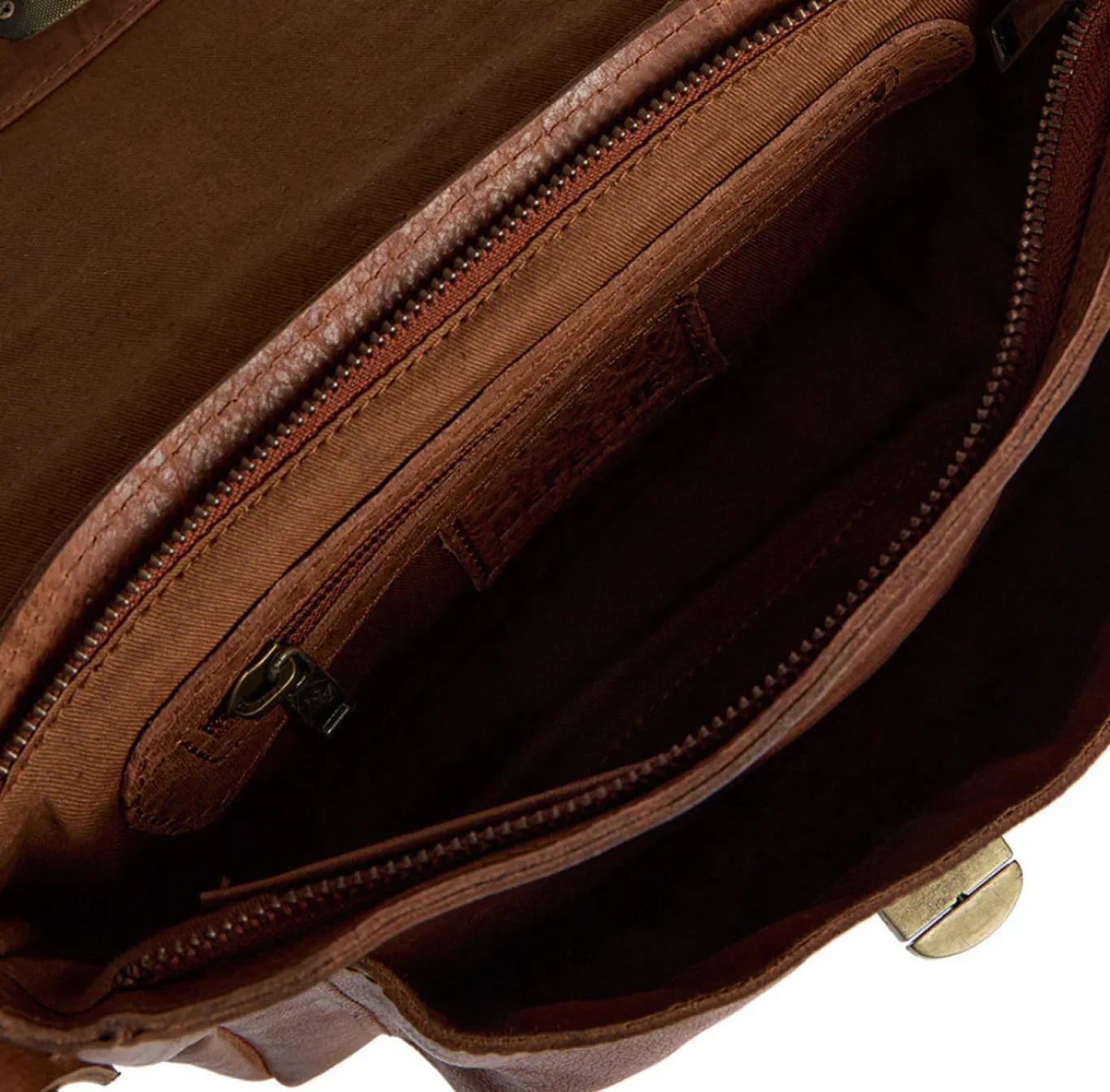 VIAMAJA Cross Body|Læder Tasker<Crossover med nitter - Cognac