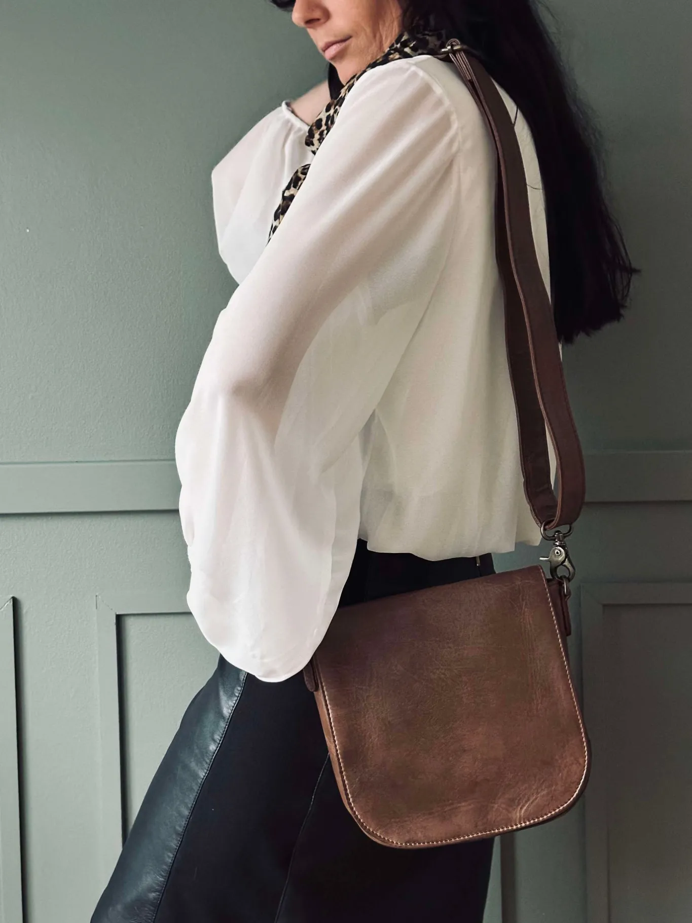 VIAMAJA Cross Body|Skuldertasker<Crossover Minna Chestnut
