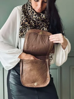VIAMAJA Cross Body|Skuldertasker<Crossover Minna Chestnut