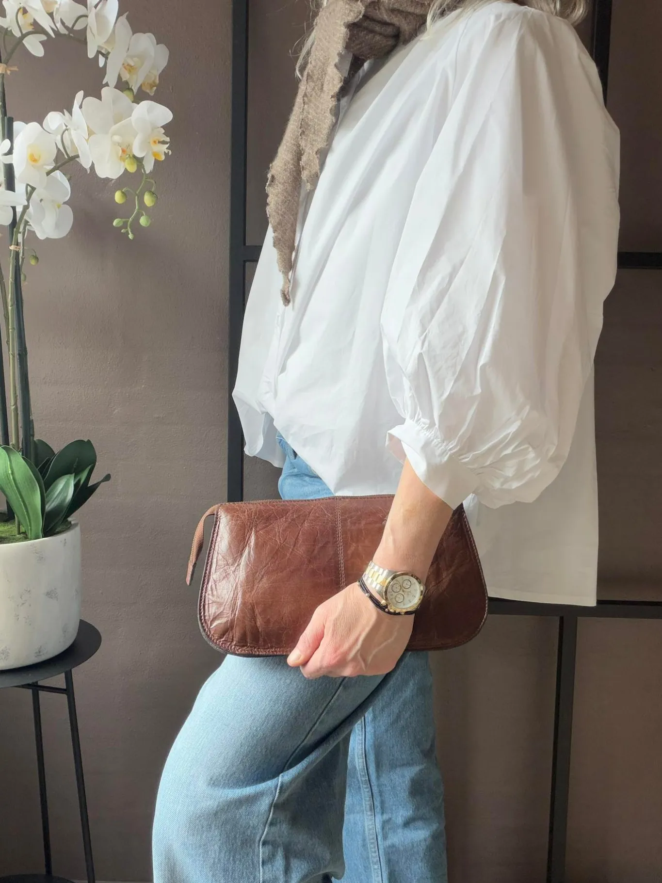 VIAMAJA Clutch|Cross Body<Crossover Myn - Woodsmoke