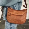 VIAMAJA Cross Body|Læder Tasker<Crossover Raw new Cognac