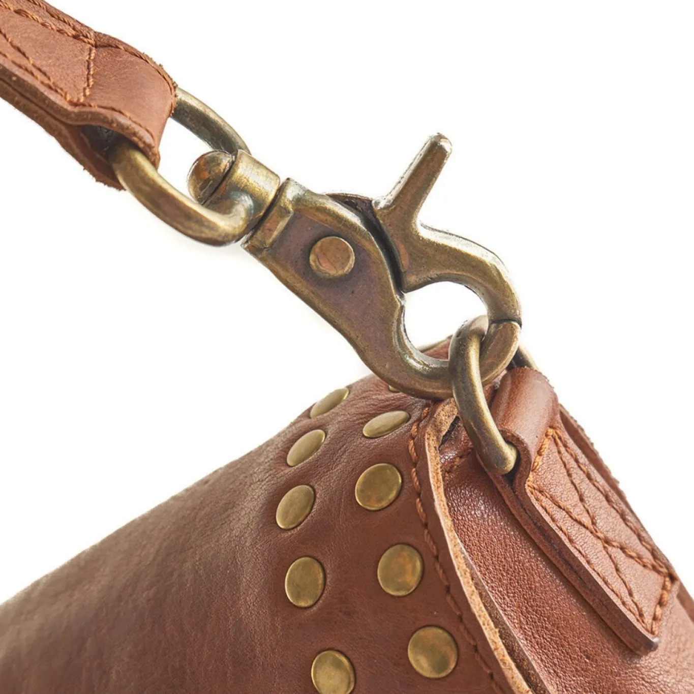 VIAMAJA Cross Body|Skuldertasker<Crossover Raw Vintage cognac
