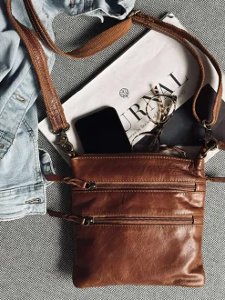 VIAMAJA Cross Body|Læder Tasker<Crossover Regina Cognac