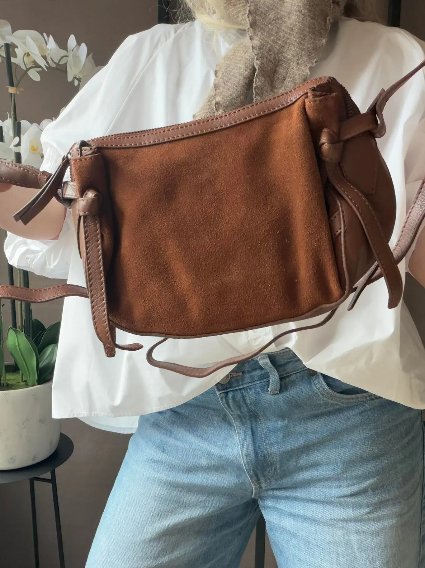 VIAMAJA Cross Body|Skuldertasker<Crossover ruskind