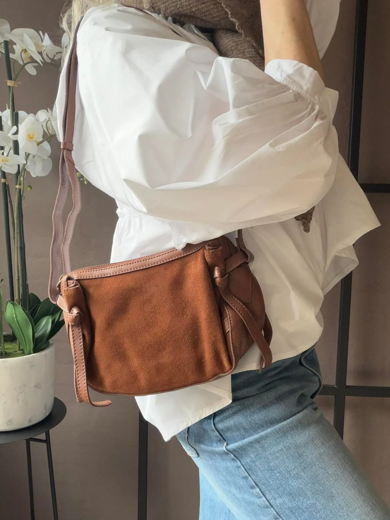 VIAMAJA Cross Body|Skuldertasker<Crossover ruskind