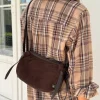 VIAMAJA Cross Body|Skuldertasker<Crossover ruskind- Chocolate