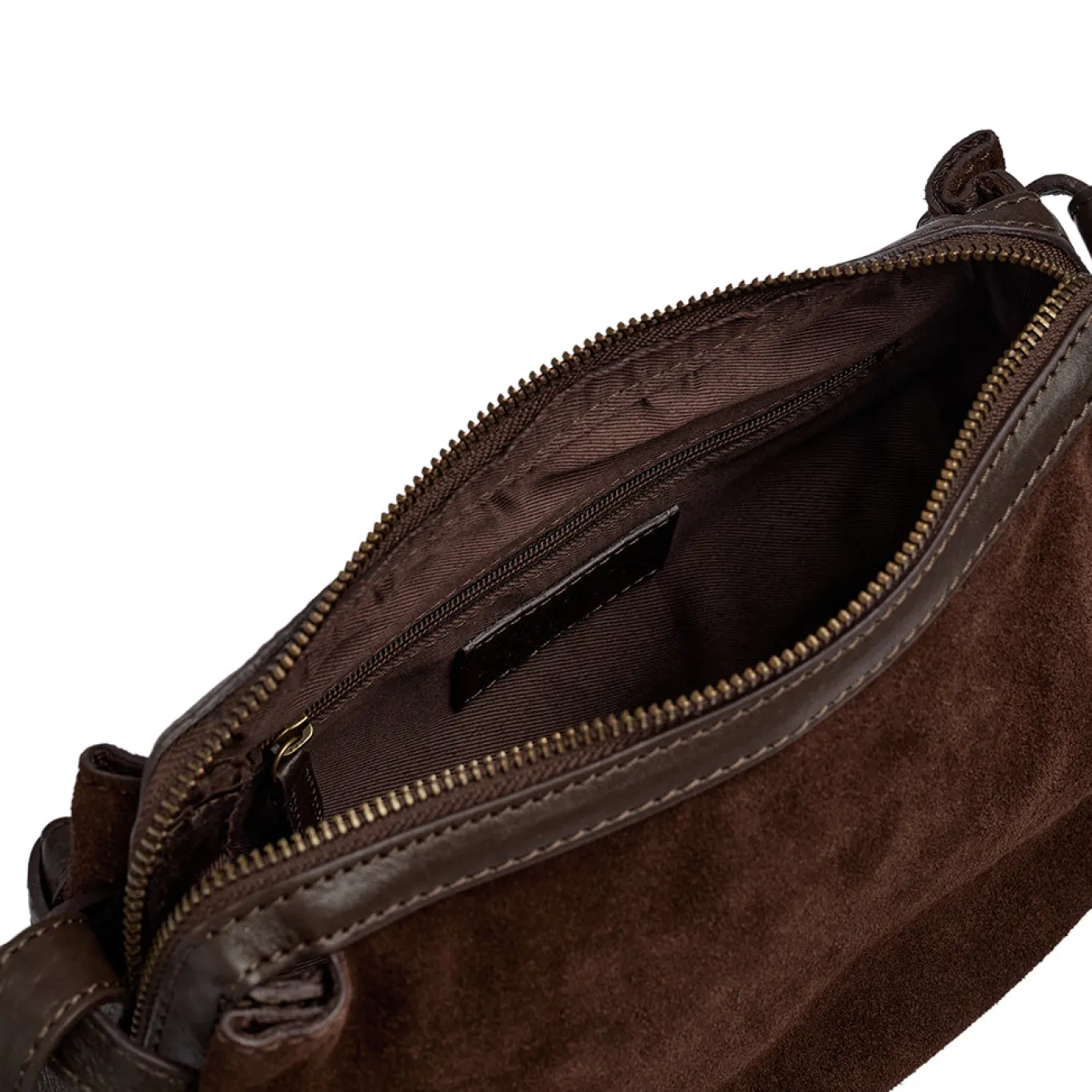 VIAMAJA Cross Body|Skuldertasker<Crossover ruskind- Chocolate