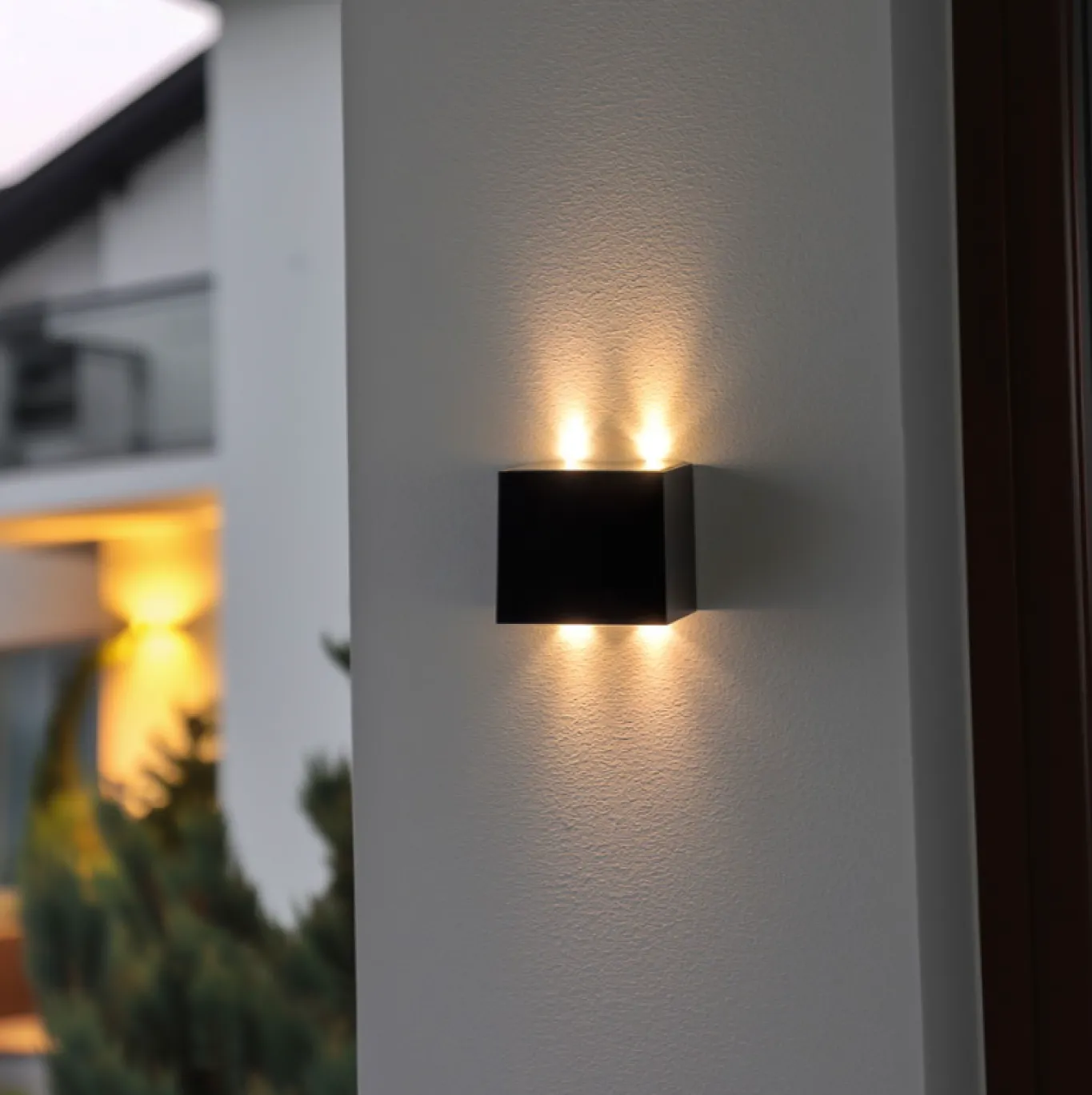 VIAMAJA Lys Og Led|Udendørs Led<Cube up and down solar lampe - 2 stk