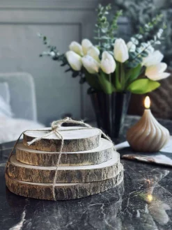 VIAMAJA Fad / Bakker|Jul<Deco wood - Sæt med 4 stk.