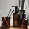 VIAMAJA Alt Til Opvask|Sæbedispensere<Dispenser med pumpe - Brun glas
