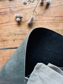 VIAMAJA Dækkeservietter<Dækkeserviet Grå / Sort – Vendbar