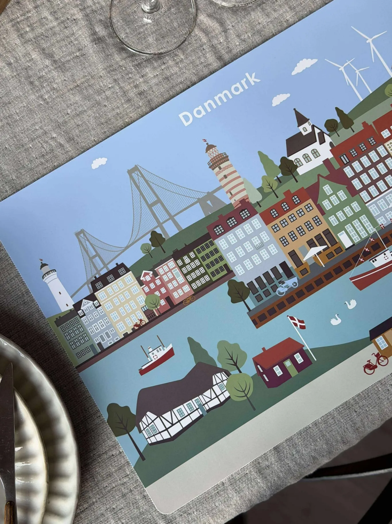 VIAMAJA Dækkeservietter|Restparti<Dækkeservietter 4 stk. - Wonderful Denmark