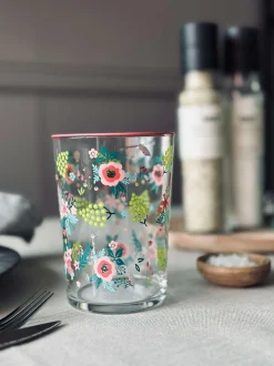 VIAMAJA Krus, Kopper Og Glas<Drikkeglas FLORA - Sæt med 4 glas