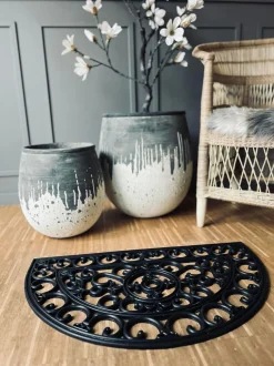 VIAMAJA Dørmåtte<Dørmåtte - Halvmåne ornament