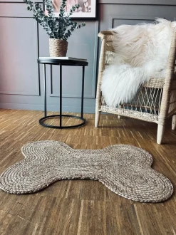 VIAMAJA Dørmåtte|Hund<Dørmåtte i jute - Kødben 50x70cm