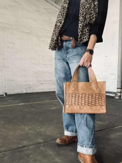 VIAMAJA Cross Body|Læder Tasker<Elegant håndtaske - Camel