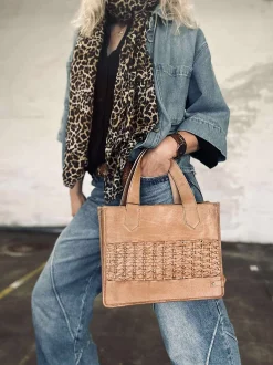 VIAMAJA Cross Body|Læder Tasker<Elegant håndtaske - Camel