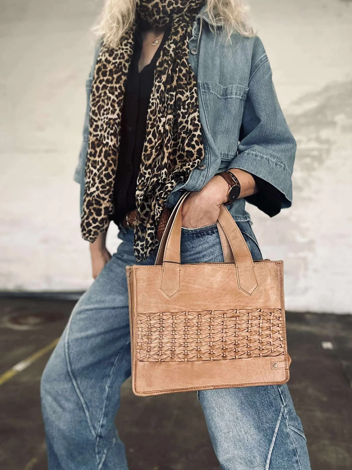 VIAMAJA Cross Body|Læder Tasker<Elegant håndtaske - Camel