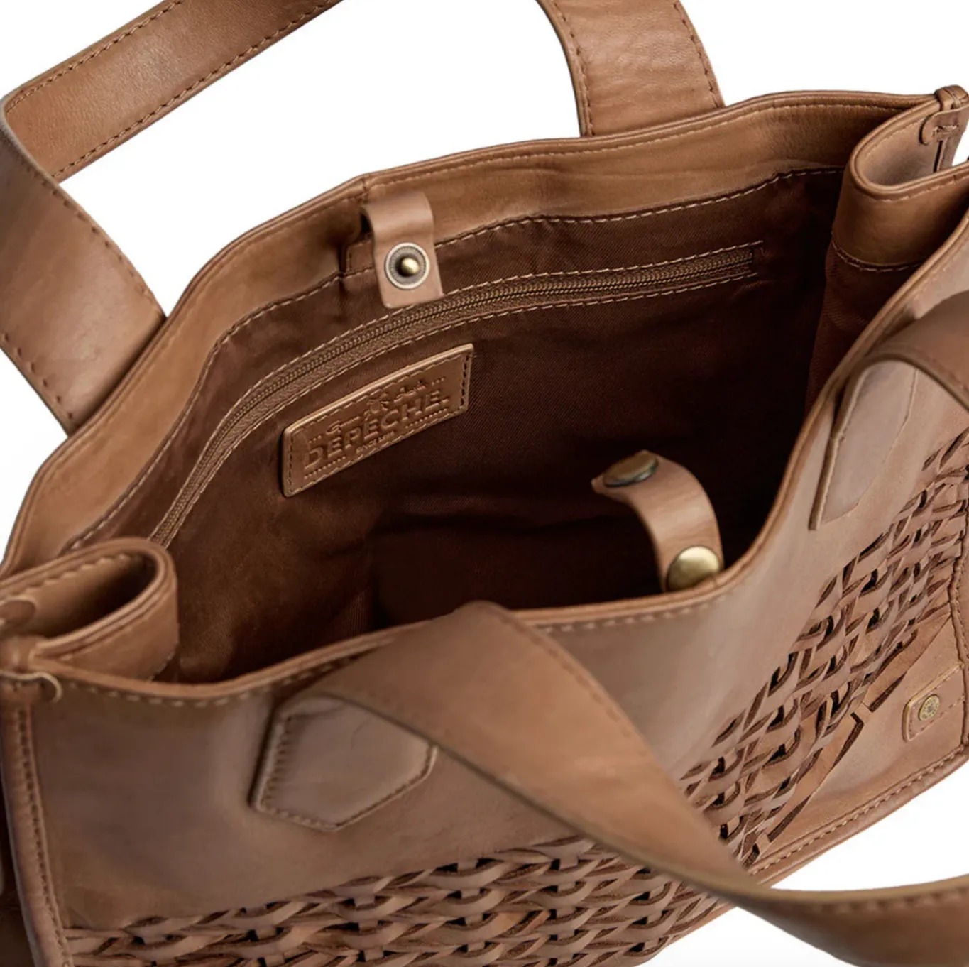 VIAMAJA Cross Body|Læder Tasker<Elegant håndtaske - Camel
