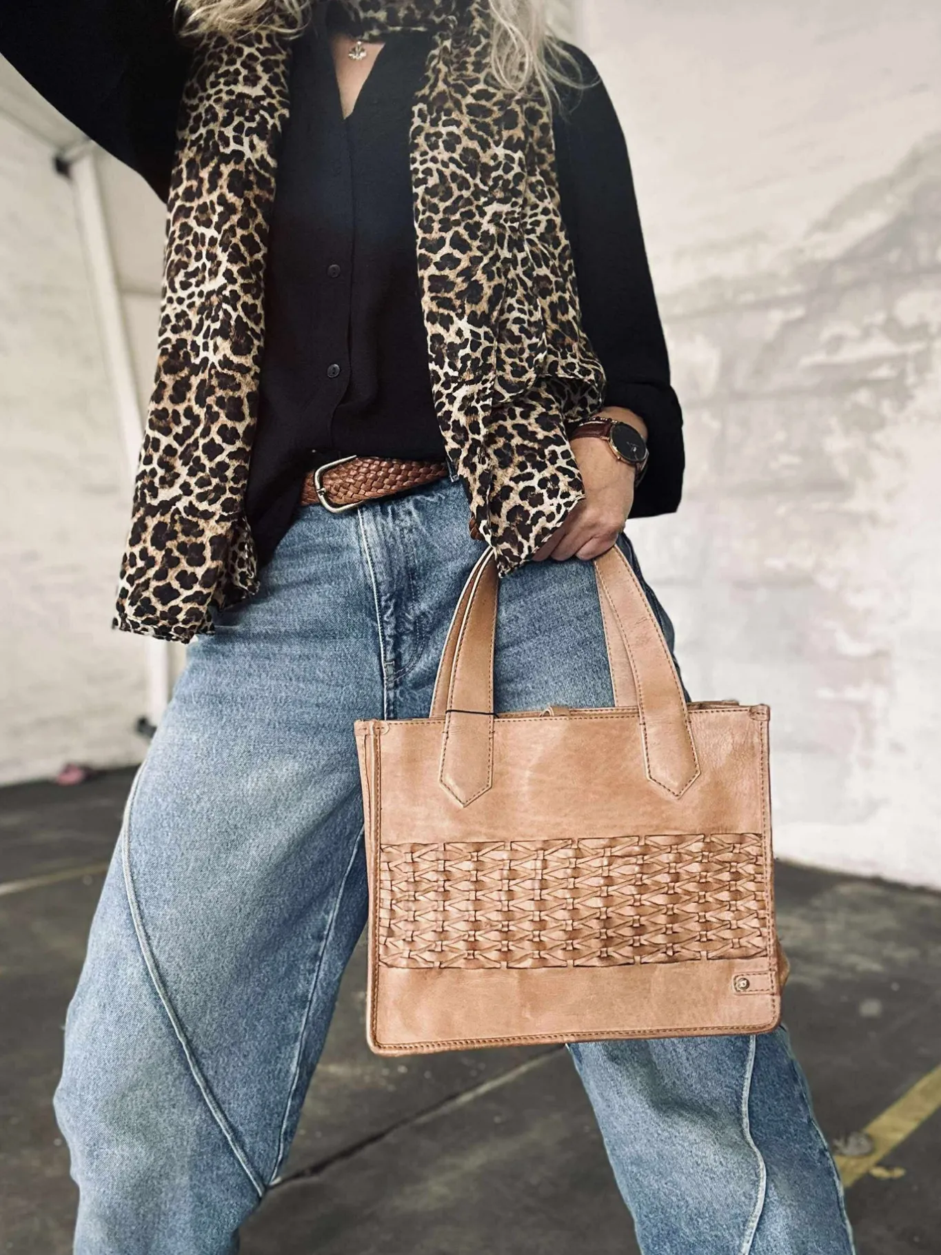 VIAMAJA Cross Body|Læder Tasker<Elegant håndtaske - Camel