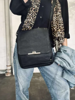 VIAMAJA Cross Body|Læder Tasker<Elegant skuldertaske - Kalveskind