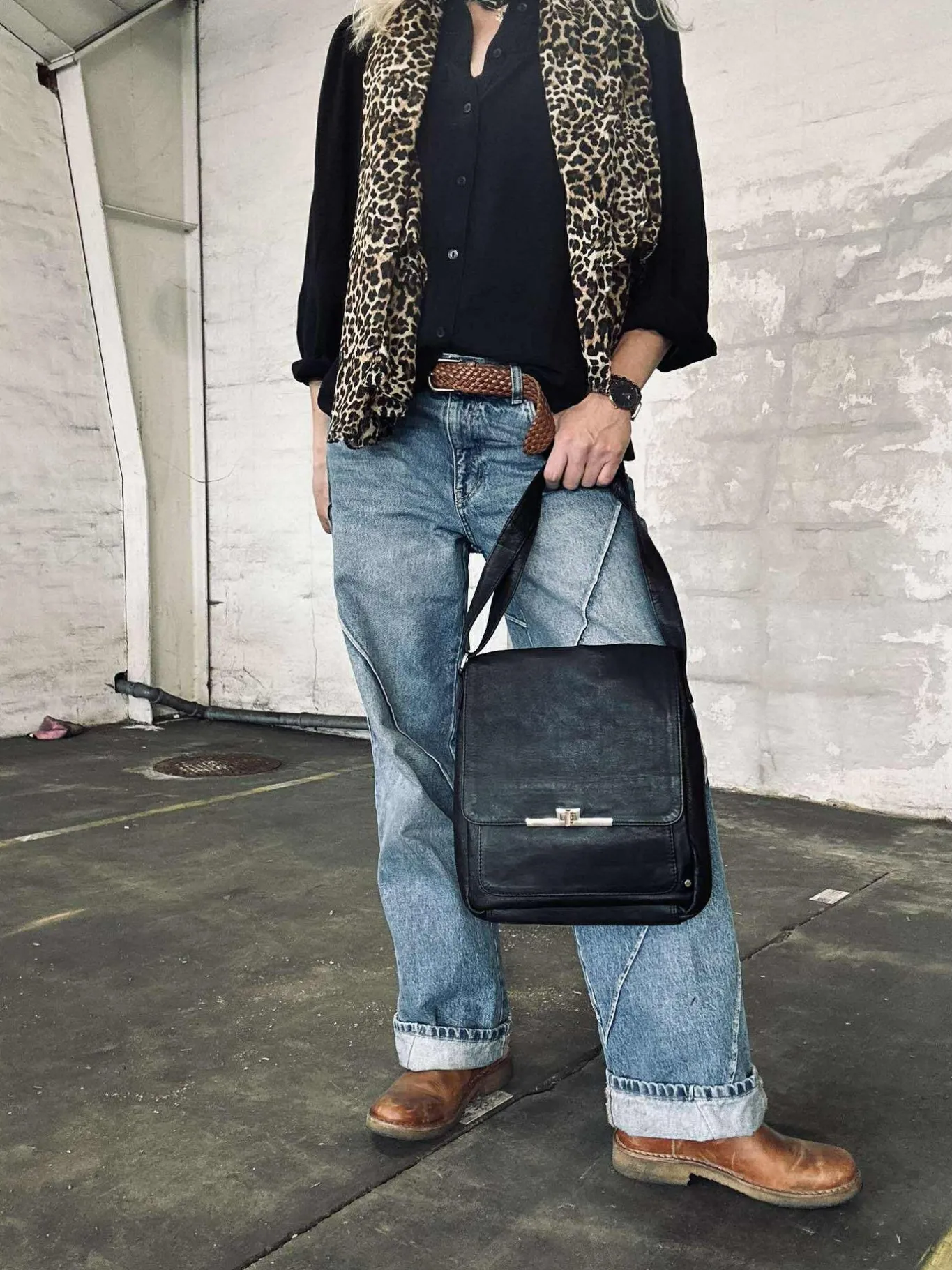 VIAMAJA Cross Body|Læder Tasker<Elegant skuldertaske - Kalveskind