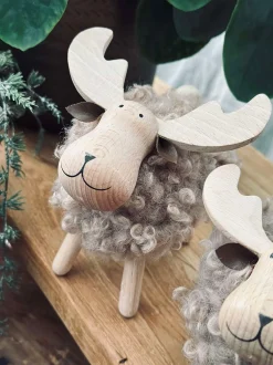 VIAMAJA Pynte Genstande|Jul<Elg Beige - Large