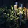 VIAMAJA Udendørs Led|Led Solceller<Fakkel med solceller – Mini steel