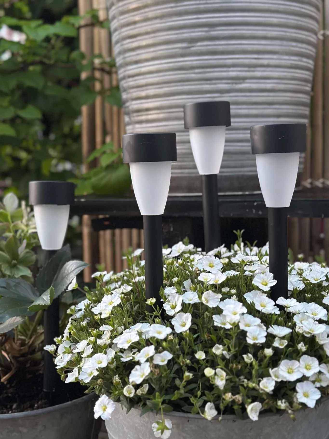 VIAMAJA Udendørs Led|Led Solceller<Fakkel med solceller – Sæt med 4 stk.