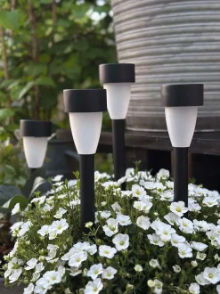 VIAMAJA Udendørs Led|Led Solceller<Fakkel med solceller – Sæt med 4 stk.