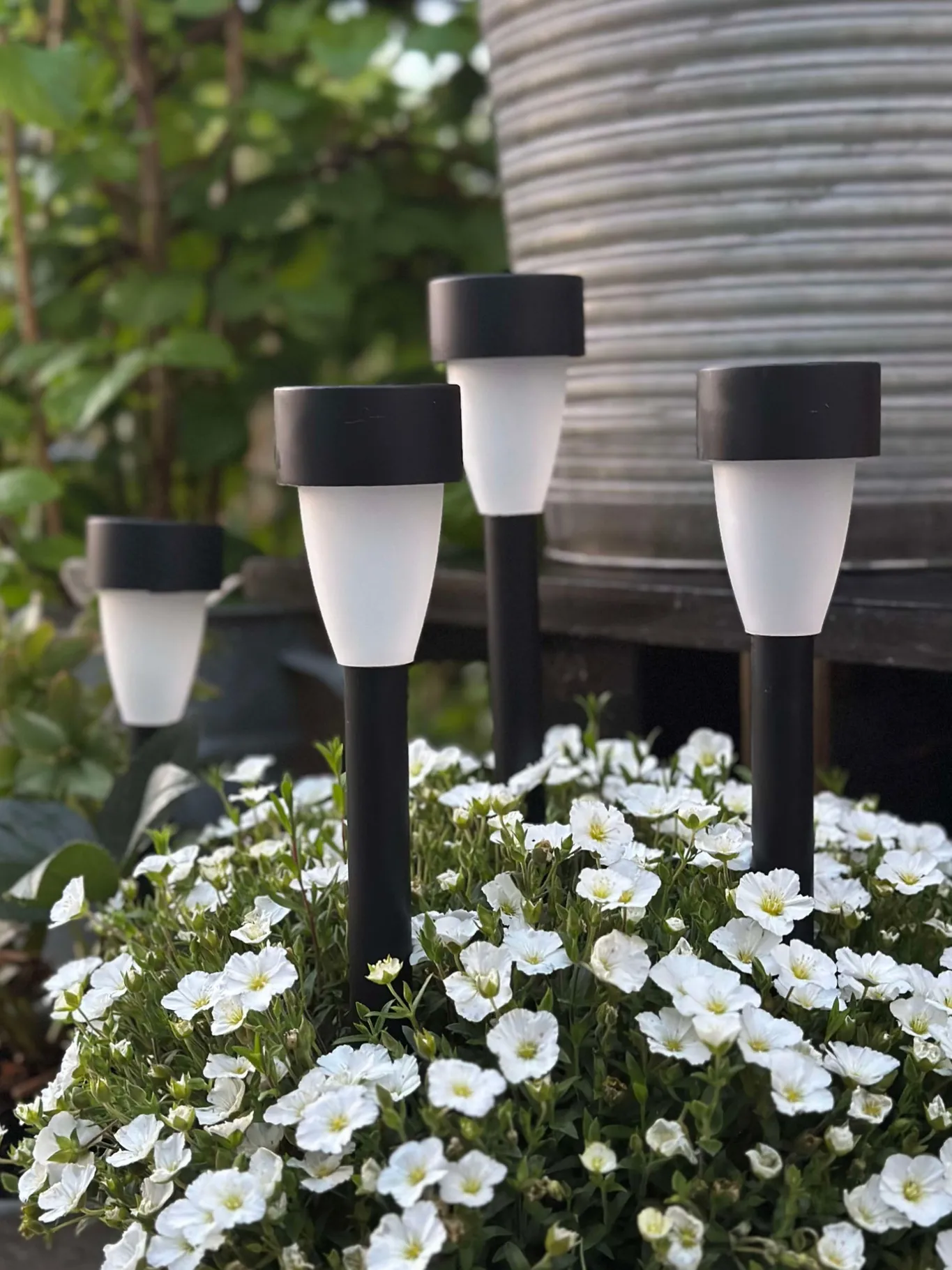 VIAMAJA Udendørs Led|Led Solceller<Fakkel med solceller – Sæt med 4 stk.