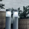 VIAMAJA Udendørs Led|Led Solceller<Fakkel med solceller Stone look – Sæt med 2 stk