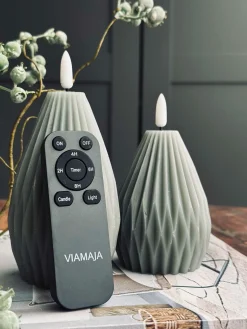 VIAMAJA Lys Og Led|Led Bloklys<Fjernbetjening til Stagelys og bloklys -