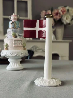 VIAMAJA Pynte Genstande|Højtider<Flag keramik – Dannebrog