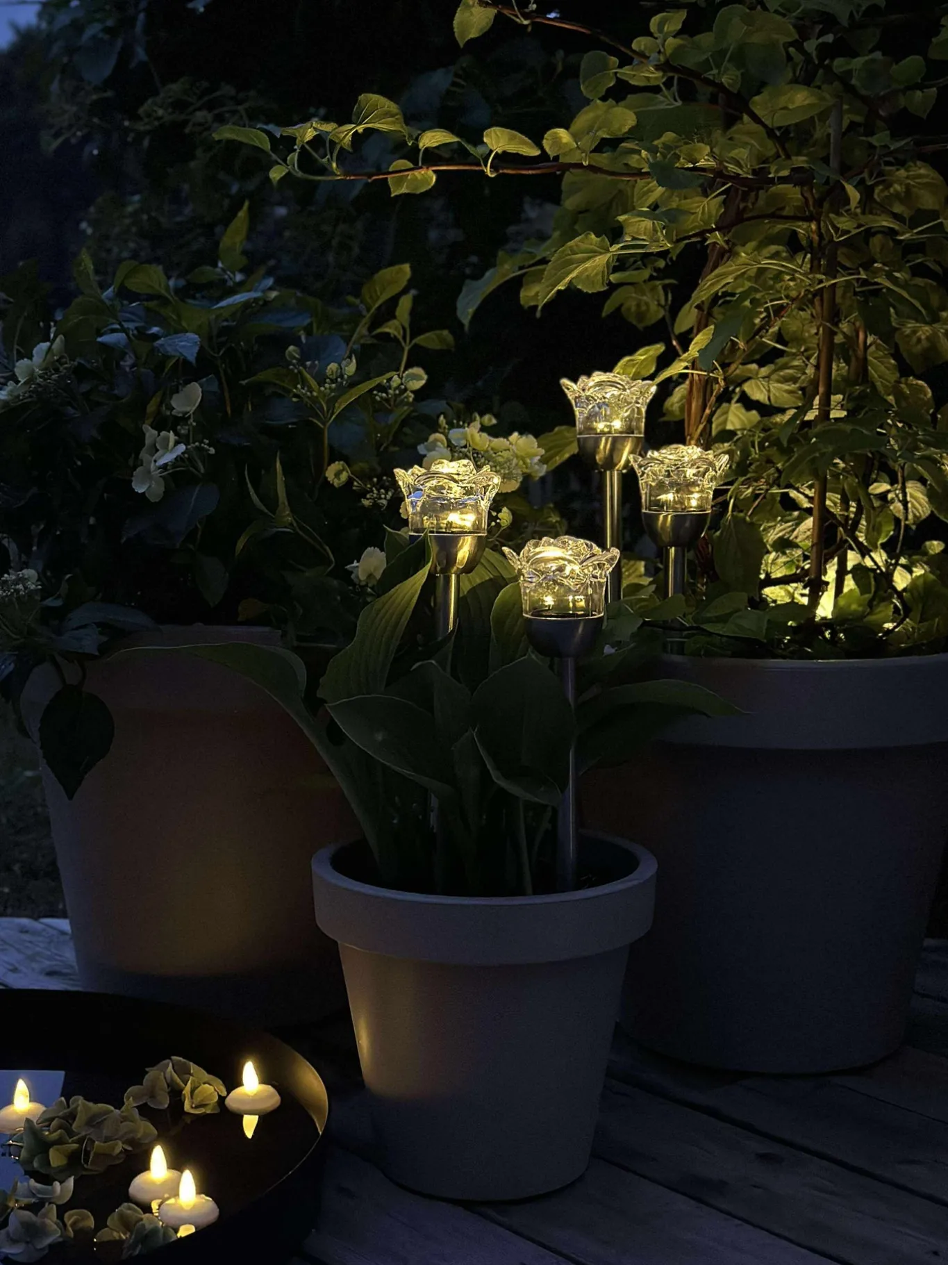 VIAMAJA Lys Og Led|Udendørs Led<Flydelys - Sæt med 4 stk.