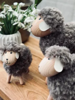 VIAMAJA Pynte Genstande|Påske<Får Grå / taupe – Lille