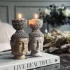 VIAMAJA Lysestager<Fyrfadsstage Buddha small - MIX